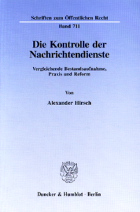 Die Kontrolle der Nachrichtendienste