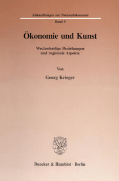 Ökonomie und Kunst Ökonomie und Kunst