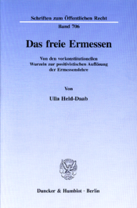 Das freie Ermessen