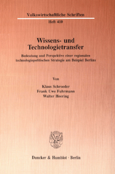 Wissens- und Technologietransfer Wissens- und Technologietransfer