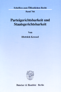 Parteigerichtsbarkeit und Staatsgerichtsbarkeit