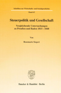 Steuerpolitik und Gesellschaft