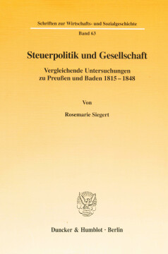 Steuerpolitik und Gesellschaft Steuerpolitik und Gesellschaft