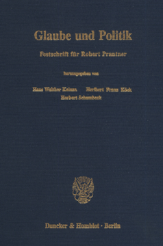 Glaube und Politik Glaube und Politik