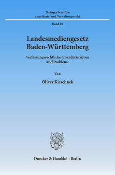 Landesmediengesetz Baden-Württemberg Landesmediengesetz Baden-Württemberg