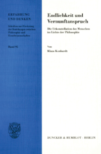Endlichkeit und Vernunftanspruch