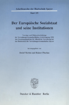Der Europäische Sozialstaat und seine Institutionen Der Europäische Sozialstaat und seine Institutionen