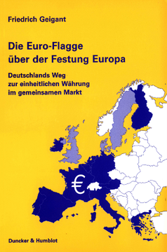 Die Euro-Flagge über der Festung Europa Die Euro-Flagge über der Festung Europa