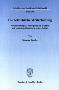 Die betriebliche Weiterbildung