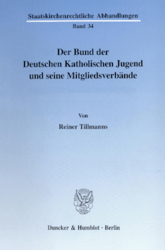 Der Bund der Deutschen Katholischen Jugend und seine Mitgliedsverbände Der Bund der Deutschen Katholischen Jugend und seine Mitgliedsverbände