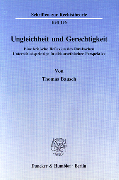 Ungleichheit und Gerechtigkeit Ungleichheit und Gerechtigkeit
