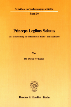 Princeps Legibus Solutus Princeps Legibus Solutus