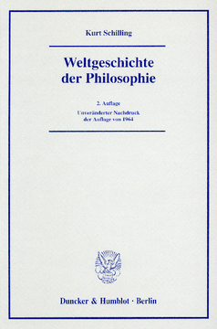 Weltgeschichte der Philosophie Weltgeschichte der Philosophie