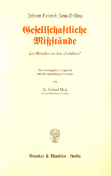 Gesellschaftliche Mißstände Gesellschaftliche Mißstände