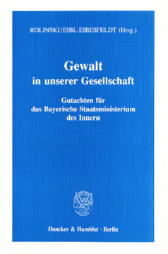 Gewalt in unserer Gesellschaft Gewalt in unserer Gesellschaft