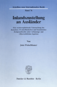 Inlandszustellung an Ausländer