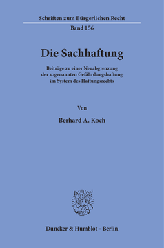 Die Sachhaftung Die Sachhaftung