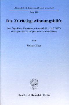 Die Zurückgewinnungshilfe Die Zurückgewinnungshilfe