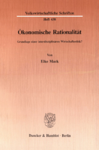 Ökonomische Rationalität