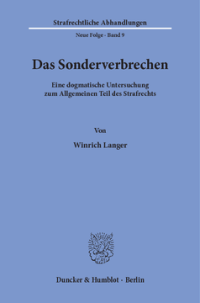 Das Sonderverbrechen