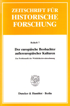 Der europäische Beobachter außereuropäischer Kulturen Der europäische Beobachter außereuropäischer Kulturen