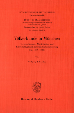 Völkerkunde in München Völkerkunde in München