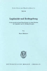 Legitimität und Rechtsgeltung