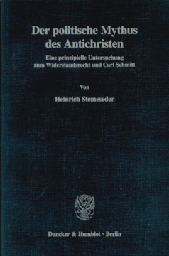 Der politische Mythus des Antichristen Der politische Mythus des Antichristen