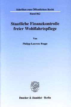 Staatliche Finanzkontrolle freier Wohlfahrtspflege Staatliche Finanzkontrolle freier Wohlfahrtspflege