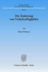 Die Änderung von Verkehrsflughäfen