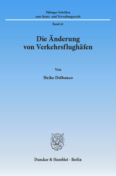 Die Änderung von Verkehrsflughäfen Die Änderung von Verkehrsflughäfen