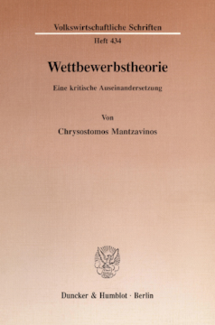 Wettbewerbstheorie Wettbewerbstheorie