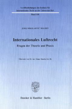 Internationales Luftrecht Internationales Luftrecht