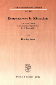 Kompensationen im Klimaschutz Kompensationen im Klimaschutz