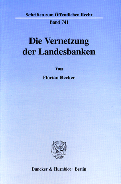 Die Vernetzung der Landesbanken Die Vernetzung der Landesbanken
