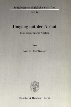 Umgang mit der Armut Umgang mit der Armut