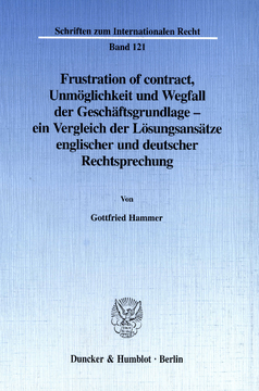 Frustration of contract Frustration of contract