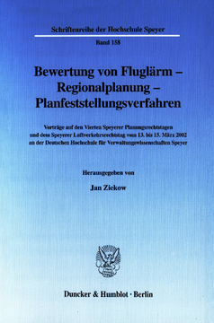 Bewertung von Fluglärm - Regionalplanung - Planfeststellungsverfahren Bewertung von Fluglärm - Regionalplanung - Planfeststellungsverfahren