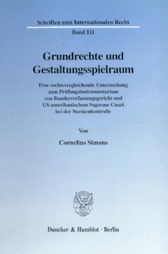 Grundrechte und Gestaltungsspielraum Grundrechte und Gestaltungsspielraum