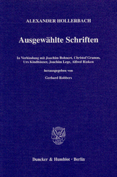 Ausgewählte Schriften Ausgewählte Schriften