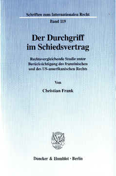 Der Durchgriff im Schiedsvertrag Der Durchgriff im Schiedsvertrag