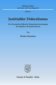 Justitiabler Föderalismus Justitiabler Föderalismus