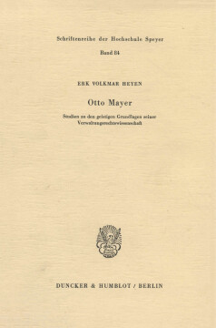 Otto Mayer Otto Mayer