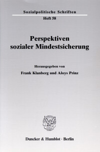 Perspektiven sozialer Mindestsicherung