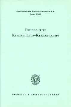 Patient - Arzt - Krankenhaus - Krankenkasse Patient - Arzt - Krankenhaus - Krankenkasse