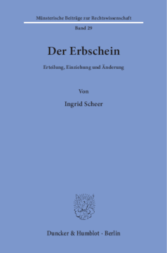 Der Erbschein Der Erbschein