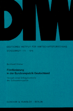 Filmförderung in der Bundesrepublik Deutschland Filmförderung in der Bundesrepublik Deutschland