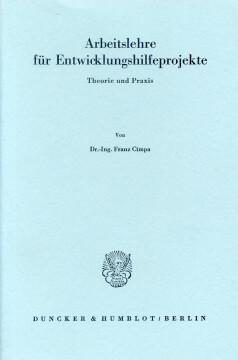 Arbeitslehre für Entwicklungshilfeprojekte Arbeitslehre für Entwicklungshilfeprojekte