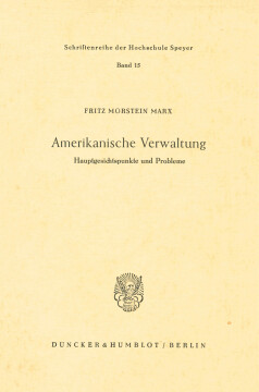Amerikanische Verwaltung Amerikanische Verwaltung