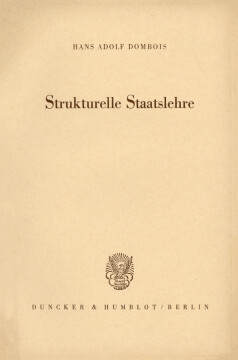 Strukturelle Staatslehre Strukturelle Staatslehre